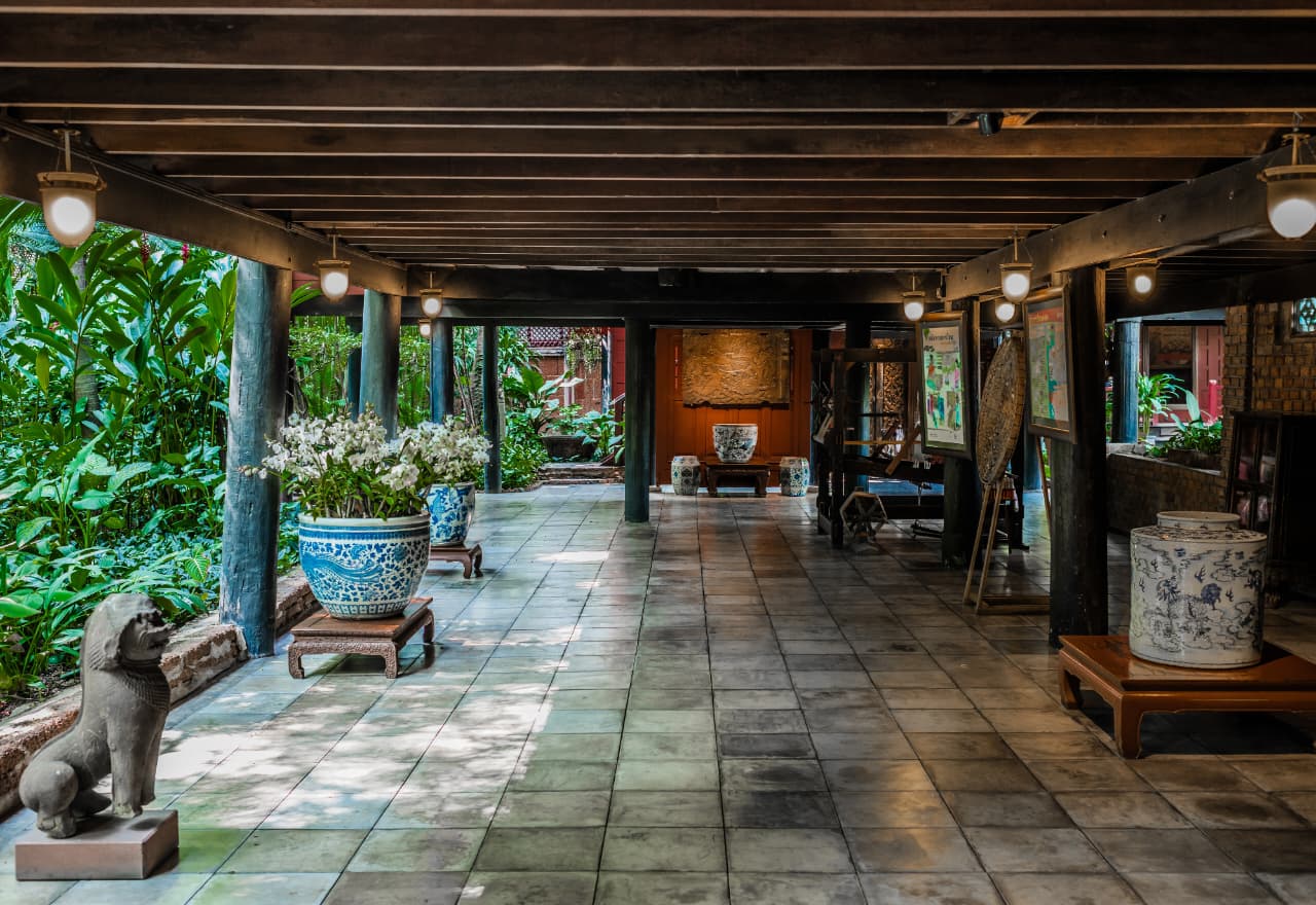 A beautiful teak mansion turned museum